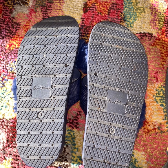 Sam Edelman fuzzy platform slippers - Picture 3 of 5